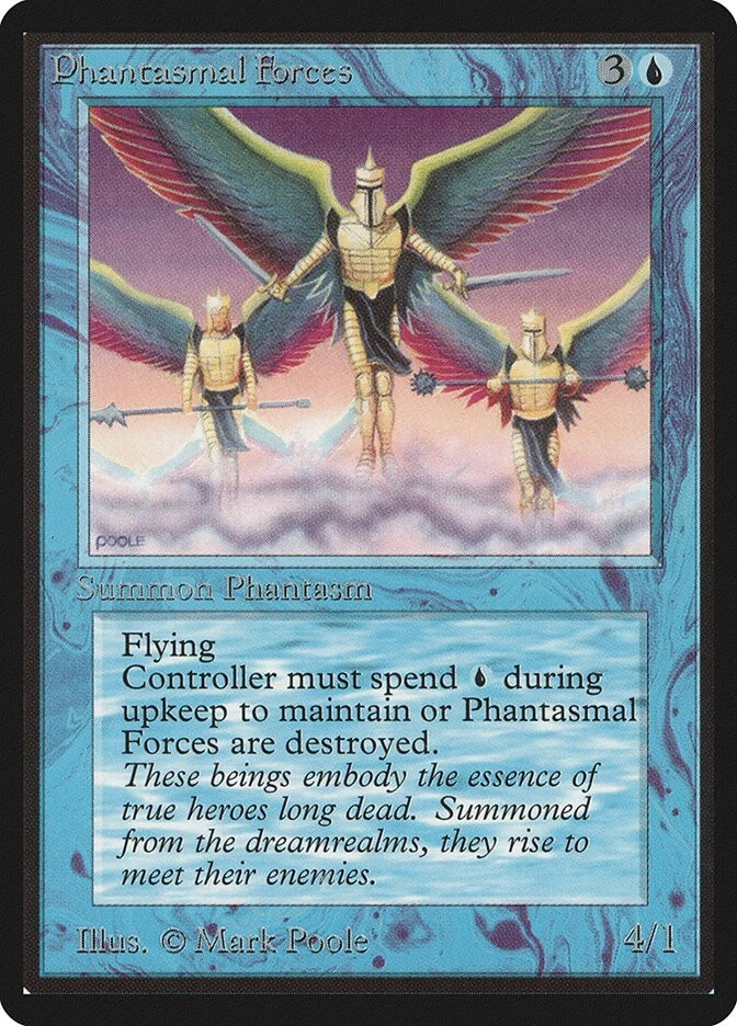 MTG Phantasmal Forces Beta Magic the Gathering - Image 1 of 1