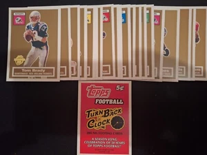 2005 Topps Turner Back the Clock set, Brady, Manning - Picture 1 of 1