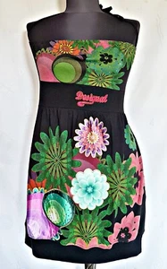 AUTÉNTICA BLUSA TÚNICA MUJER DESIGUAL BORDADO LOGO FLORAL-TALLA: US8/M/EU 36 - Imagen 1 de 9