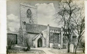 ECHTFOTO-POSTKARTE DER HEILIGEN TRINITÄTSKIRCHE, GOODRAMGATE, YORK, NORTH YORKSHIRE - Bild 1 von 2