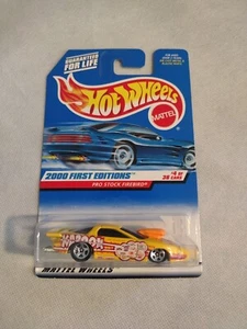 2000 Hot Wheels #064 Pro Stock Firebird Yellow 24368 First Editions 4/36 KABOOM - Picture 1 of 6