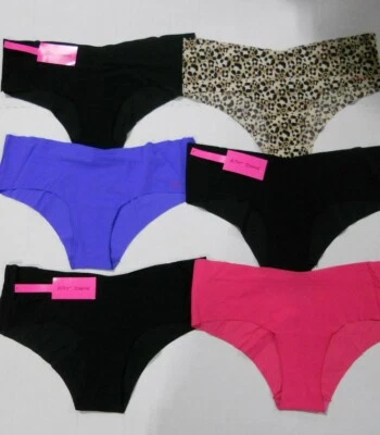 6 pairs BETSEY JOHNSON invisible Hipster Barely There No Lines Panty Sz S M L XL - Image 1 of 3