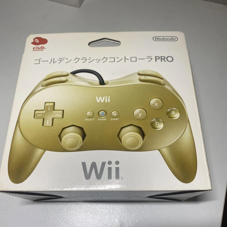 Wii Club Nintendo Golden Classic Controller Pro NFS