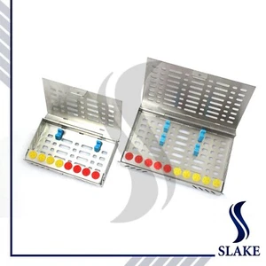 2 Sterilization Cassette Organizer Dental Instruments Bur Holder  - Picture 1 of 3