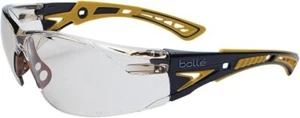Bolle Safety Rush+ Safety Glasses Platinum®, Yellow & Black Frame, CSP Lenses - Picture 1 of 1
