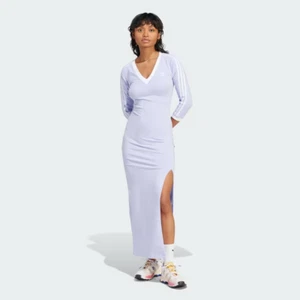 ADIDAS Adicolor 3-Stripes Maxi Dress V Violet Tone - Picture 1 of 3