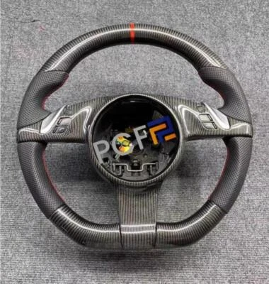 Dry Carbon Car Custom Steering Wheel For Porsche Cayenne Panamera 911 997 991 Foto 1 de 4
