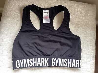 Gymshark Flex  Sports Top, Seamless Size M Black • 5.44€