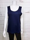 Chico's Womens Tank Top Size 3 (Us Xl) Blue Stretch Sleeveless