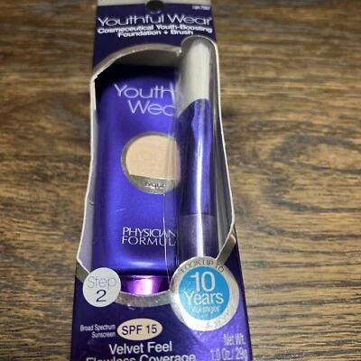 Physicians Formula Youthful Wear Youth Boosting Foundation Light 7557 Rare - Image 1 of 2