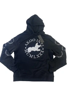 Men’s 100% Authentic Akoo Hoodie Size Large / Color Black - Picture 1 of 7