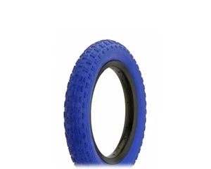 One Duro 12 1/2" x 2 1/4" Bicycle Knobby Tire BMX Old School Cruiser Kids Blue - Picture 1 of 1