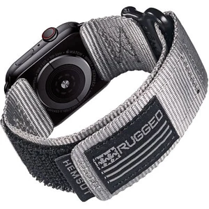 Compatible With Apple Watch Band Rugged Nylon Sports Strap Woven Loop iWatch - Picture 1 of 38