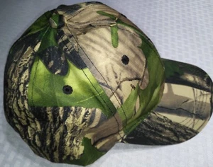 Men / Women Green Camouflage Adjustable Cap Camo Baseball Hunting - Picture 1 of 4