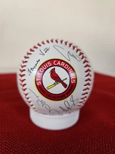 St. Louis Cardinals 2002 facsímil firmas fotoball béisbol pelota coleccionable - Imagen 1 de 6