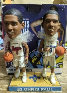 🏀VINTAGE 2008-09 CHRIS PAUL NEW ORLEANS HORNETS BUCCANEERS DOUBLE BOBBLEHEAD🏀 - Picture 1 of 10