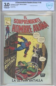 El Sorprendente Hombre Arana #145 Mexican Edition CBCS 3.0 Spider-Man Dr Octopu