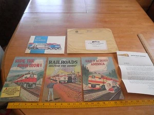 Union Pacific Railroad Comic 3er Set im Umschlag 50er Jahre mit Brief - Bild 1 von 12