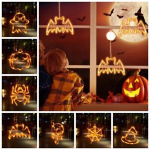 Hanging Halloween Window Lights with Suction Cup Lamp Night Light  Living Room