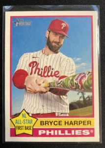 2025 Topps Heritage Bryce Harper Flip Stock SSP Phillies #150 (1:1.059) - Bild 1 von 6