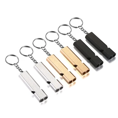 6Pcs 120db Loud Emergency Survival SOS Whistle Camping Hiking Keychain Outdoor N - Image 1 of 4