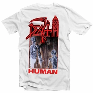 DEATH Human White T-Shirt NEW T Shirt All Size S-4XL EE74 - Picture 1 of 3