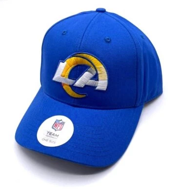 LOS ANGELES RAMS BLUE ADJUSTABLE HAT MVP AUTHENTIC NFL FOOTBALL TEAM CAP NEW - Image 1 of 4