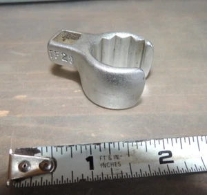 Vintage 7/8" Bonney TF28 Hahnenfuß, 3/8" Antrieb, Flare Nut Steckschlüssel Werkzeug, 12-PUNKT - Bild 1 von 13