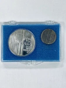 Israel 1971 BU Silver 10 Lirot “Let My People Go” Original Government Package - Picture 1 of 7