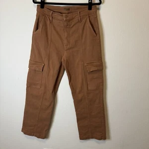 Mother Ankle Jeans Rambler Cargo Taschen Damen Gr. 31 Crop Braun Rost - Bild 1 von 10