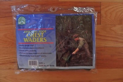 Northwest Territory Stocking Foot Chest Waders Code #80-95-00 Size Large - Image 1 of 2