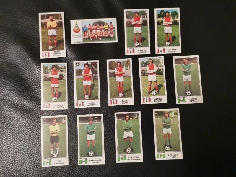 PANINI FOOT 77  CHOISIR   1  STICKER FRANCE 1977 ST ETIENNE REIMS - Photo 1/2