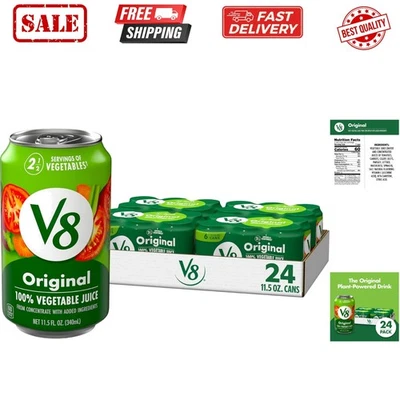 Jugo 100 % vegetal Savor - Paquete de 24 latas de 11,5 oz - Bebida conveniente y saludable Foto 1 de 4
