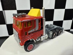 Majorette Super Movers Ford CL9000 Cabover Red Semi Truck Cab France Truck Only - Picture 1 of 7
