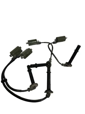 98 99 00 01 Honda Interceptor 800 VFR 800F BOBINAS DE IGNIÇÃO BOBINA VELA DE IGNIÇÃO TAMPAS - Imagem 1 de 4