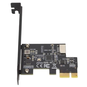PCIe to USB 3.2 Gen 1 Front USB C Expansion Card 5Gbps Type E Adapter - Afbeelding 1 van 12