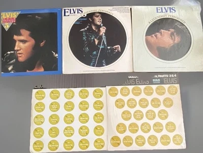 Elvis: Worldwide Gold Award Hits: 1, 2 + 3, 4 & Legendary 2 & 3 XLNT! Ships Free - Image 1 of 4