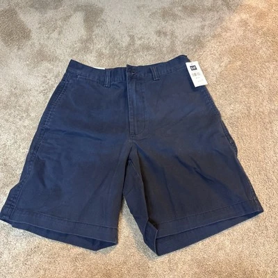 Vintage Gap 2002 Mens Size 29 Relaxed  Navy Chino 8" inseam Shorts  NWT - Image 1 of 4