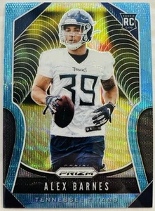 2019 Panini Prizm Rookies Blue Wave Prizm /199 Alex Barnes #377 Rookie RC - Picture 1 of 2