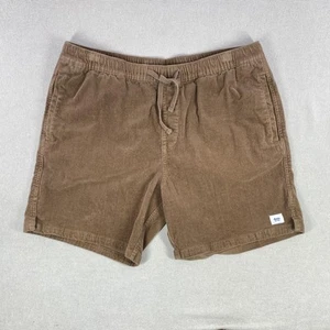 Katin Shorts Herren XL braun Cord Gummibund Freizeit Kordelzug Taschen - Bild 1 von 15