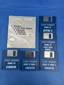 Flight Command ~ Atari ST ~ Skyfox II ~ Strike Harrier ~ Eliminator ~ Lancaster - Bild 1 von 6