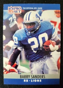 Barry Sanders 1990 Pro Set #102 Detroit Lions NFL Football Card - Picture 1 of 2