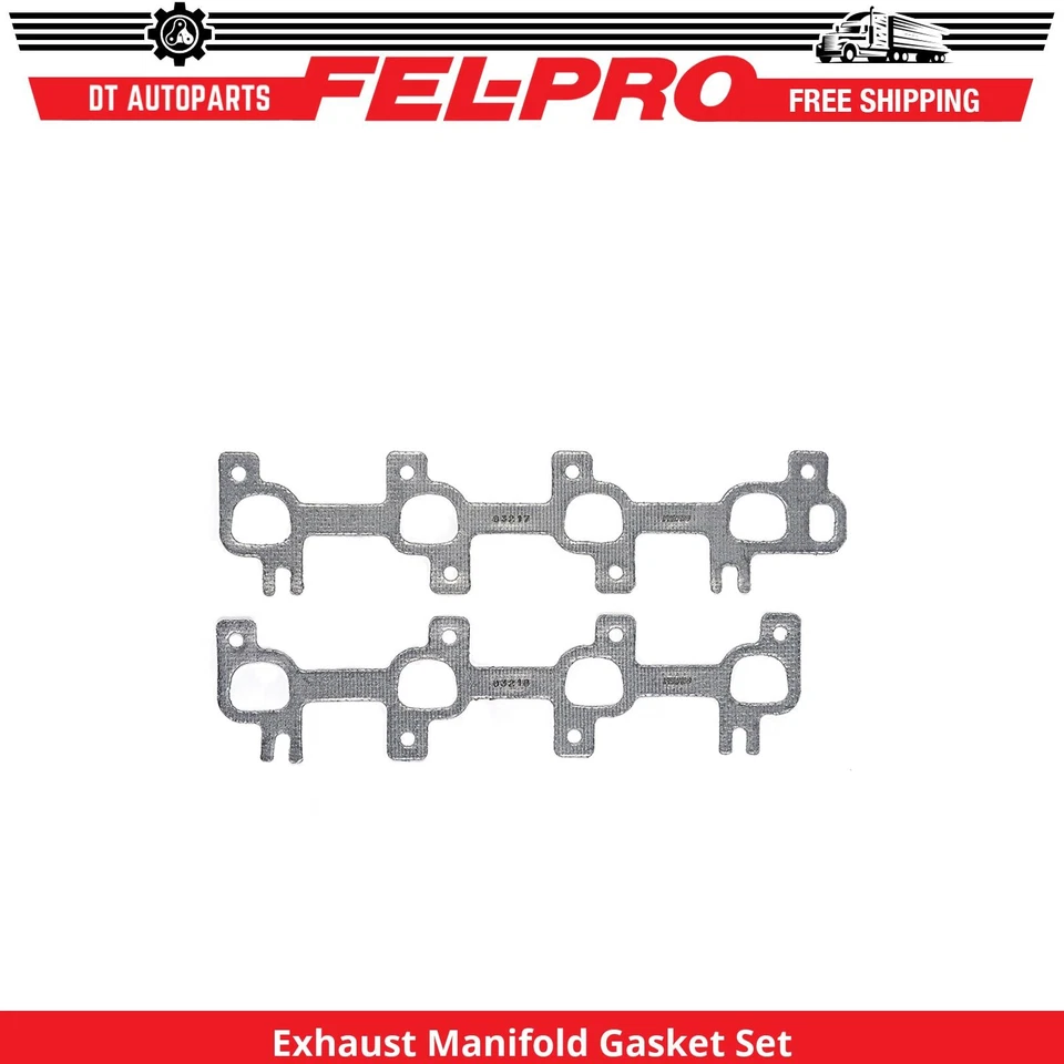 Juego de juntas de colector de escape Fel-Pro 2001 2002 para Dodge Dakota 2000-2007 4,7 L V8 Foto 1 de 1