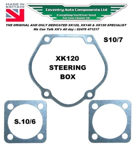 JAGUAR XK120 MK7 SET GUARNIZIONI SCATOLA STERZO PIÙ RICAMBI IN MAGAZZINO 3984. 3985. S10/6 - Foto 1 di 1