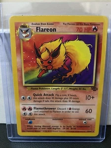 Pokemon Card - Flareon Jungle 19/64 Rare - Picture 1 of 3