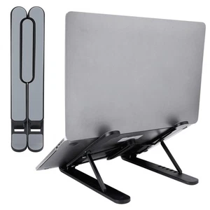 (Black)Notebook Stand Silicone Bottom Non-Slip Notebook Support Portable - Afbeelding 1 van 12