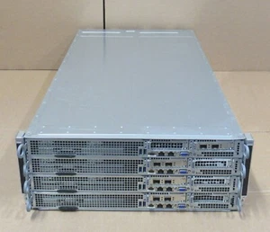 Supermicro SuperServer F618H6-FTL+ 4x Node 8x Intel Xeon CPU 4U Rackmount Server - Picture 1 of 3