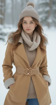 Mujeres Beige Desnudo Ancho Elástico Sólido Moda Cinturón Dorado Metal Hebilla Círculo S M Foto 1 de 4