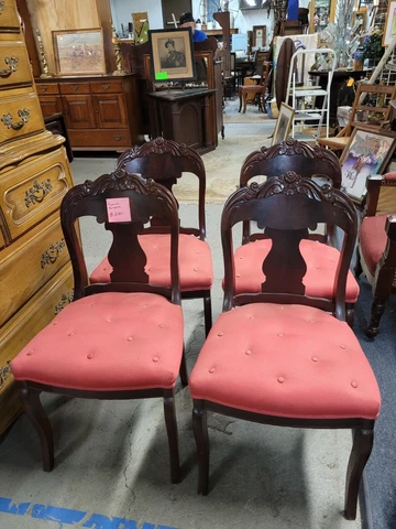 Empire Chairs Set Of 5 Great Condition Cover