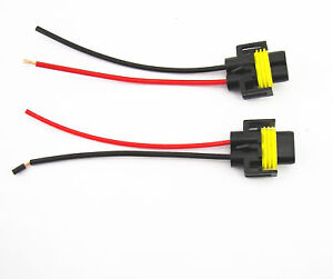 Universal Adapter Harness Wiring Sockets Wire For Headlights Fog Light 9005 9006